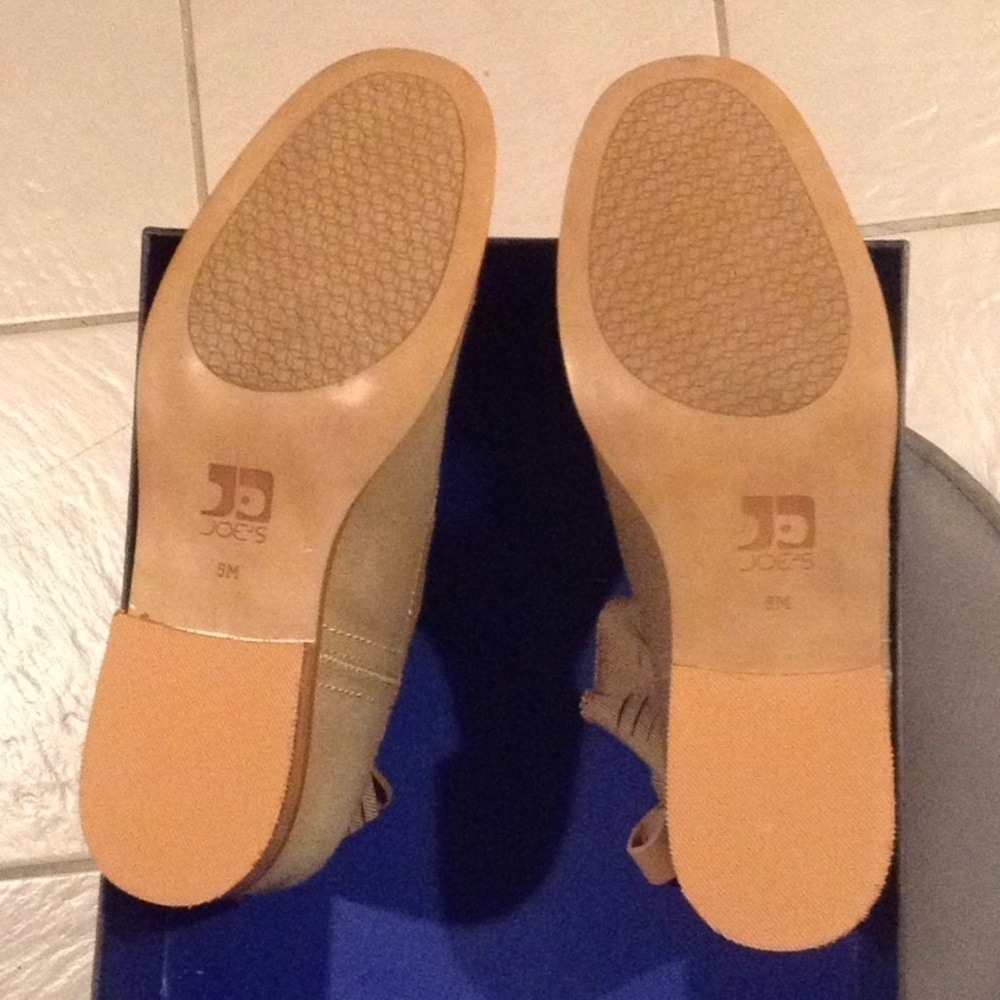 💕JOE'S JEANS💕 Mirage Booties - Neutral Beige Size 9 New in Box - Picture 8 of 8